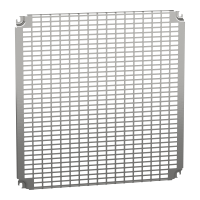 NSYMR66 NSYMR66 Perforirana ploča V600xŠ600mm univerzalni otvori 11x26mm Tip proizvoda ili komponente	
Montažna ploča
Primena uređaja	
Više namena
Za ormane nazivnih dimenzija	
600 mmW: 600 mm
Lokacija za montiranje	
Kliznica
Direktno na zadnje odstojnike
Opis montažne ploče	
Telequick perforirana
Kompatibilnost grupe proizvoda	
Spacial S3D
Spacial CRN
Spacial S3X
Thalassa PLM
Količina po setu	
Set od 1
Materijal	
Steel
Završna obrada	
Obloženo cinkom
Dopunske informacije
Način fiksiranja	
Pričvršćivanje zavrtnjem na zadnje odstojnike - tip zavrtnja M8
Sa elementom za fiksiranje
Visina	
555 mm
Širina	
551 mm
Dubina	
15 mm
Debljina	
2 mm
Masa proizvoda	
2,46 kg
Broj slotova	
646
Specifičnost izvedbe	
Instalacija u zadnjem delu ormana
Dimenzije izreza	
11 x 26 mm 