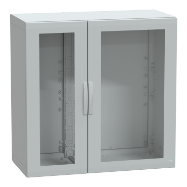  NSYPLA12126TG NSYPLA12126TG Slobod.poliest.orman PLA kompletno zaptiven VŠD1250x1250x620 IP65 providna vrata Tip proizvoda ili komponente	
Pogodan orman
Version	
PLA
Nominal height	
1250 mm
Nominal width	
1250 mm
Nominal depth	
620 mm
Montaža ormana	
Slobodnostojeći
Sastav uređaja	
1 gornji deo
1 deo dna ormana
2 bočni deo
2 vrata
2 zadnji panel
Dopunske informacije
Tip kućišta	
Zatvoreni gornji i donji deo - delovi za sastavljanje sa bočnim stranama
Tip vrata	
Providna prednji deo
Broj vrata	
2 vrata
Otvaranje vrata	
Nadesno i nalevo (120 °)
Tip brave	
Zaključavanje u 4 tačke, 5 mm dvostruki prorez
Dostupnost za operacije	
Prednji deo
Zadnji deo
Odvojivi delovi	
Vrata sa šarkama
Zadnji panel sa elementom za fiksiranje
Materijal	
Poliester ojačan staklenim vlaknima
Boja	
Siva (RAL 7035) 
