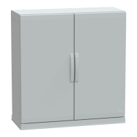  NSYPLAZ10104G NSYPLAZ10104G Slobodnost. orman -poliest. PLAZ sa podnožjem otvoreno dno VŠD1000x1000x420 IP54 Tip proizvoda ili komponente	
Pogodan orman
Version	
PLAZ
Nominal height	
1000 mm
Nominal width	
1000 mm
Nominal depth	
420 mm
Montaža ormana	
Slobodnostojeći
Sastav uređaja	
1 gornji deo
1 deo dna ormana
2 bočni deo
2 vrata
2 zadnji panel
1 postolje
Dopunske informacije
Tip kućišta	
Zatvoren gornji deo,otvoreni donji deo-delovi za sastavljanje sa bočnim stranama
Tip vrata	
Ravna prednji deo
Broj vrata	
2 vrata
Otvaranje vrata	
Nadesno i nalevo (120 °)
Tip brave	
Zaključavanje u 4 tačke, ručica sa umetkom 5 mm dvostruki prorez
Dostupnost za operacije	
Prednji deo
Zadnji deo
Dno
Odvojivi delovi	
Vrata sa šarkama
Zadnji panel sa elementom za fiksiranje
Materijal	
Poliester ojačan staklenim vlaknima
Boja	
Siva (RAL 7035) 