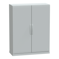  NSYPLAZ12104G NSYPLAZ12104G Slobod. poliesterski orman PLAZ sa podnožjem otvoreno dno VŠD1250x1000x420 IP54 Tip proizvoda ili komponente	
Pogodan orman
Version	
PLAZ
Nominal height	
1250 mm
Nominal width	
1000 mm
Nominal depth	
420 mm
Montaža ormana	
Slobodnostojeći
Sastav uređaja	
1 gornji deo
1 deo dna ormana
2 bočni deo
2 vrata
2 zadnji panel
1 postolje
Dopunske informacije
Tip kućišta	
Zatvoren gornji deo,otvoreni donji deo-delovi za sastavljanje sa bočnim stranama
Tip vrata	
Ravna prednji deo
Broj vrata	
2 vrata
Otvaranje vrata	
Nadesno i nalevo (120 °)
Tip brave	
Zaključavanje u 4 tačke, ručica sa umetkom 5 mm dvostruki prorez
Dostupnost za operacije	
Zadnji deo
Dno
Prednji deo
Odvojivi delovi	
Vrata sa šarkama
Zadnji panel sa elementom za fiksiranje
Materijal	
Poliester ojačan staklenim vlaknima
Boja	
Siva (RAL 7035) 