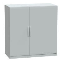  NSYPLAZ12126G NSYPLAZ12126G Slobodnost. orman -poliest. PLAZ sa podnožjem otvoreno dno VŠD1250x1250x620 IP54 Tip proizvoda ili komponente	
Pogodan orman
Version	
PLAZ
Nominal height	
1250 mm
Nominal width	
1250 mm
Nominal depth	
620 mm
Montaža ormana	
Slobodnostojeći
Sastav uređaja	
1 gornji deo
1 deo dna ormana
2 bočni deo
2 vrata
2 zadnji panel
1 postolje
Dopunske informacije
Tip kućišta	
Zatvoren gornji deo,otvoreni donji deo-delovi za sastavljanje sa bočnim stranama
Tip vrata	
Ravna prednji deo
Broj vrata	
2 vrata
Otvaranje vrata	
Nadesno i nalevo (120 °)
Tip brave	
Zaključavanje u 4 tačke, ručica sa umetkom 5 mm dvostruki prorez
Dostupnost za operacije	
Zadnji deo
Prednji deo
Dno
Odvojivi delovi	
Vrata sa šarkama
Zadnji panel sa elementom za fiksiranje
Materijal	
Poliester ojačan staklenim vlaknima
Boja	
Grey (RAL 7035) 