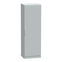  NSYPLAZ1554G NSYPLAZ1554G Slobodnost. orman - poliest. PLAZ sa podnožjem otvoreno dno VŠD1500x500x420 IP54 Tip proizvoda ili komponente	
Pogodan orman
Version	
PLAZ
Nominal height	
1500 mm
Nominal width	
500 mm
Nominal depth	
420 mm
Montaža ormana	
Slobodnostojeći
Sastav uređaja	
1 gornji deo
1 deo dna ormana
2 bočni deo
1 rear panel
1 vrata
1 postolje
Dopunske informacije
Tip kućišta	
Zatvoren gornji deo,otvoreni donji deo-delovi za sastavljanje sa bočnim stranama
Tip vrata	
Ravna prednji deo
Broj vrata	
1 vrata
Otvaranje vrata	
Reversible (120 °)
Tip brave	
Zaključavanje u 4 tačke, ručica sa umetkom 5 mm dvostruki prorez
Dostupnost za operacije	
Prednji deo
Zadnji deo
Dno
Odvojivi delovi	
Vrata sa šarkama
Zadnji panel sa elementom za fiksiranje
Materijal	
Poliester ojačan staklenim vlaknima
Boja	
Siva (RAL 7035) 