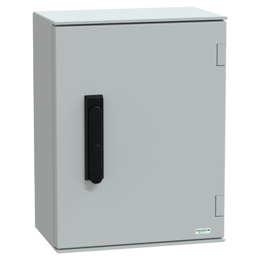 Szekrény fali teli ajtós műanyag 430mm 330mmx 200mmx IP66 szürke Thalassa PLM Schneider