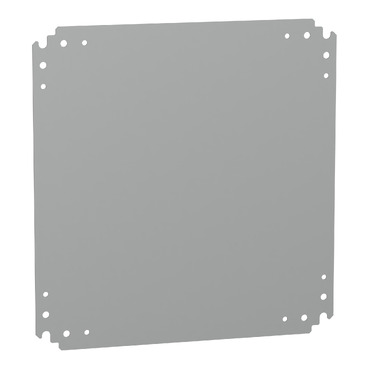 Fém szerelőlap PLA műanyag szekrényhez (500*500) NSYPMM55