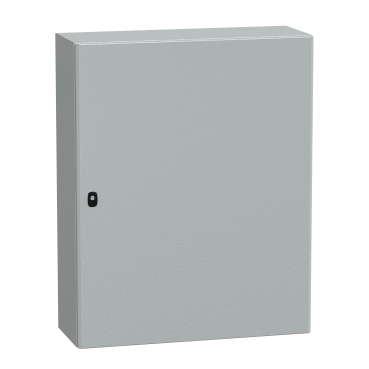 Spacial, Wall Mounted Steel Enclosure, Spacial S3D, Plain Door, With Mounting Plate, 1000x800x300mm, IP66, IK10