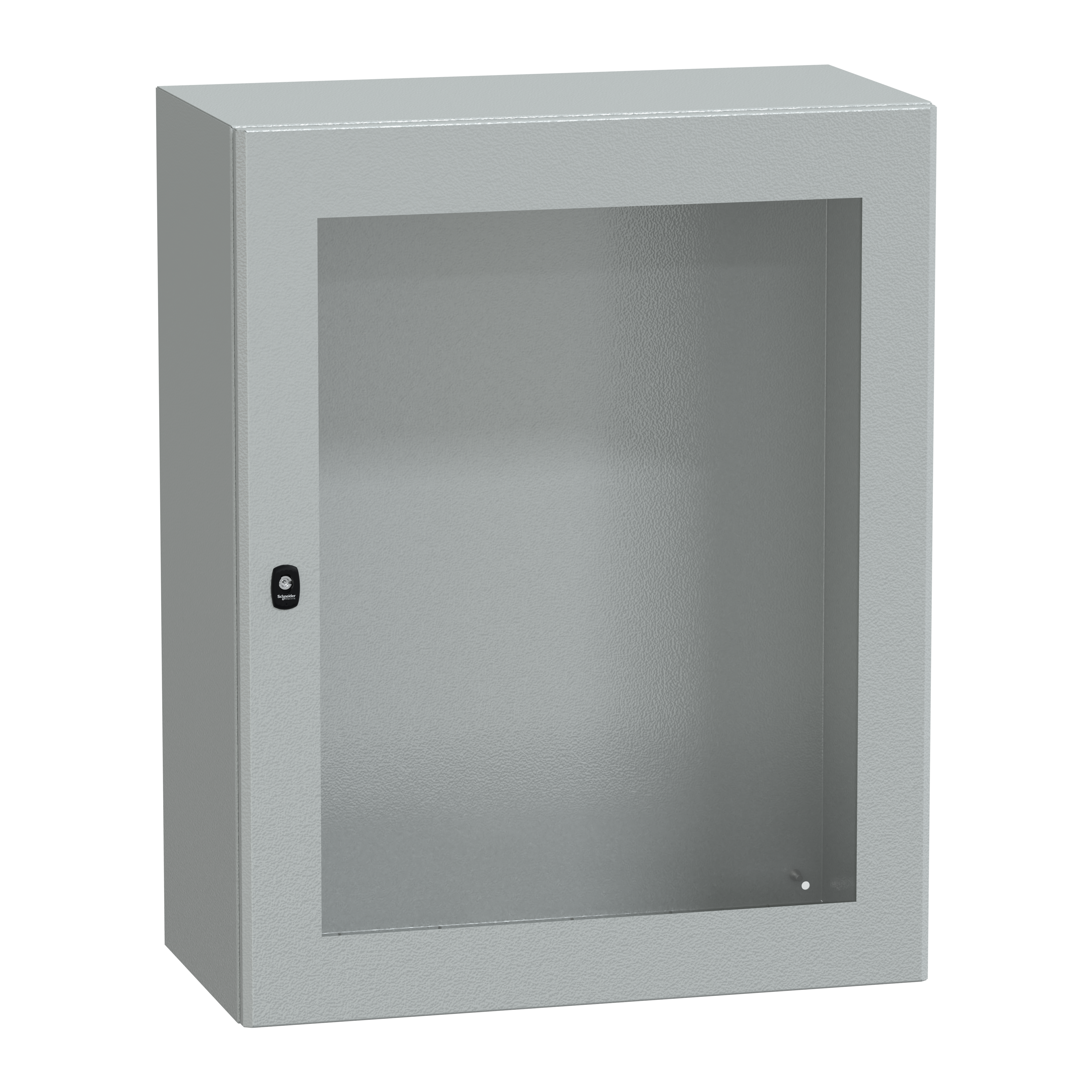 Wall mounted steel enclosure, Spacial S3D, transparent door, without mounting plate, 1000x800x400mm, IP66, IK08