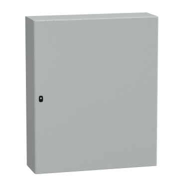 Spacial S3D Plain Door With Mount Plate, H1200xW1000xD300, IP66, IK10, RAL7035