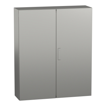Spacial, Wall Mounted Enclosure, Spacial S3X, Stainless Steel 304L,double Plain Door, 1200x1000x300mm, IP55