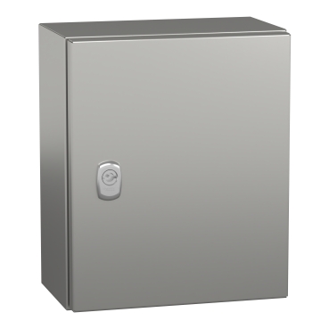 Spacial, Wall Mounted Enclosure, Spacial S3X, Stainless Steel 304L, Plain Door, 300x250x150mm, IP66