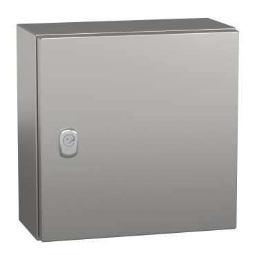 Spacial S3X, Wall Mounted Enclosure, Stainless Steel 304L, Plain Door, 300x300x150mm, IP66