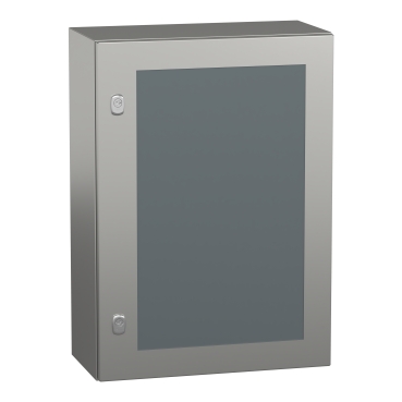 Inox (700*500*250) szekrény, átlátszó ajtó NSYS3X7525T
