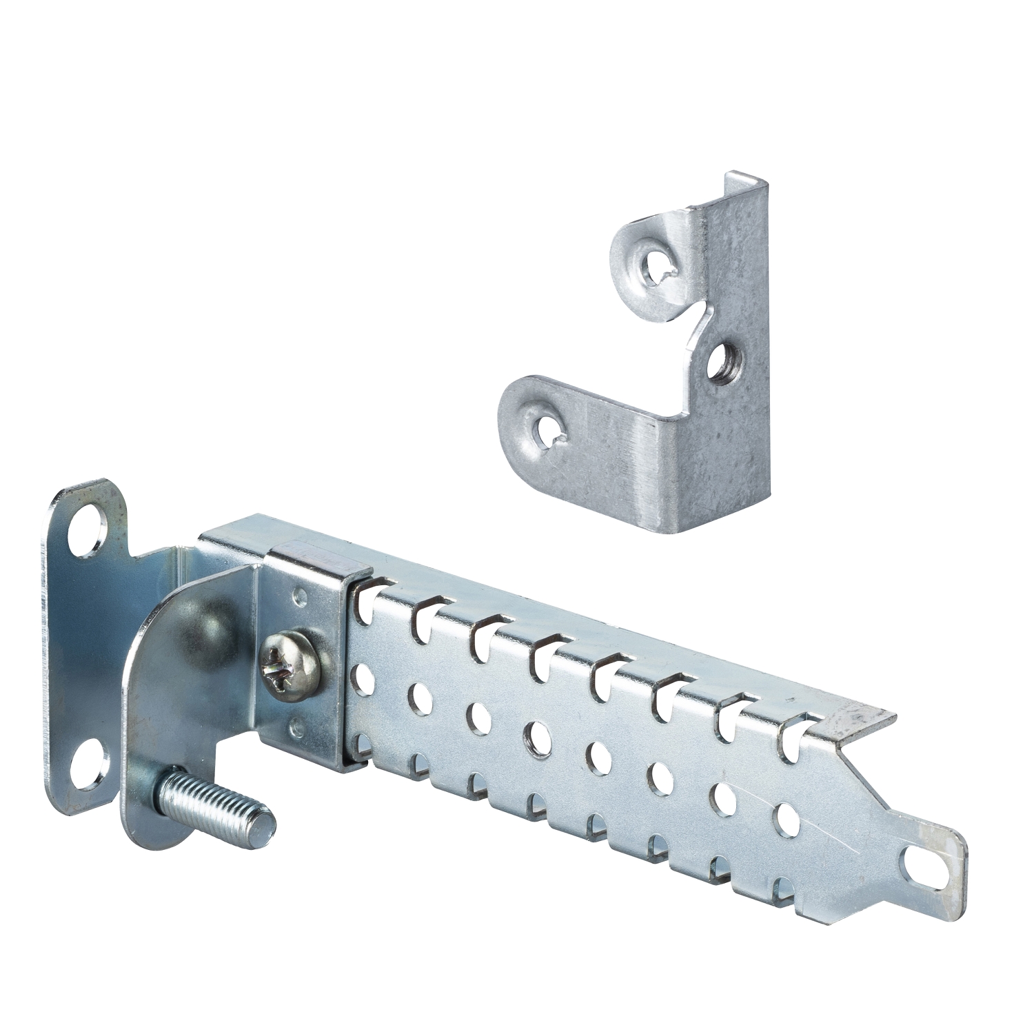 NSYSDCR200 NSYSDCR200 Set 4 kliznice sa držačima mont. ploče za podešavanje po dubini,gal.čelik-D200mm Tip proizvoda ili komponente	
Kliznica
Kompatibilnost grupe proizvoda	
Spacial CRN
Spacial S3D
Spacial S3CM
Spacial S3X
Anwendung	
Više namena
Nennmaße des Gehäuses	
-
Lokacija za montiranje	
Strane ormana
Sastav uređaja	
4 klizne šine
4 klizni nosači
elementi za montažu
Količina po setu	
Set od 1
Materijal	
Galvanised steel
Dopunske informacije
Način fiksiranja	
Sa elementom za fiksiranje
On backstuds (welded in the enclosure)
Podešavanje montaže	
U dubini ploče ili drugog dodatnog pribora u koracima od 12.5 mm
Dubina	
200 mm nazivno: