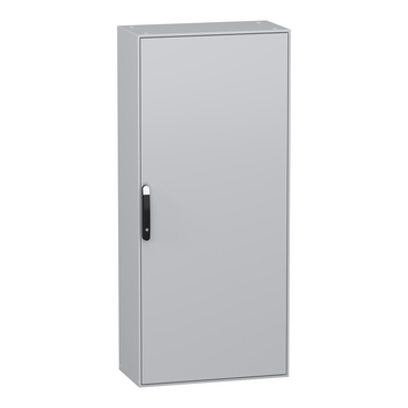 Szekrény álló teli ajtós mono acél szerelőlappal 1800mm 800mmx 400mmx IP55 Spacial SM Schneider