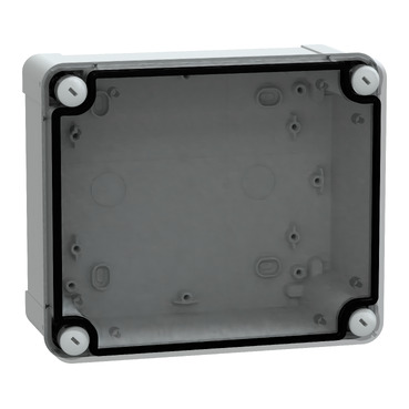 Thalassa, PC Box IP66 IK08 RAL7035 Int.H175W150D80 Ext.H193W164D87 Transp.cover H20