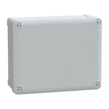 Thalassa, PC Box IP66 IK08 RAL7035 Int.H225W175D80 Ext.H241W194D194 Opaque PC Cover H20