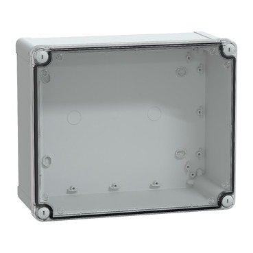 Thalassa, PC Box IP66 IK08 RAL7035 Int.H275W225D120 Ext.H291W241D128 Transp.cover H60