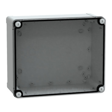 Thalassa, PC Box, IP66 IK08 RAL7035 Int.H275W225D120 Ext.H291W241D128 Transp.cover H20