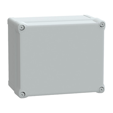 Thalassa, PC Box Opaque PC Cover, IP66, IK08, RAL7035, Int.H275W225D160, Ext.H291W241D168, H60