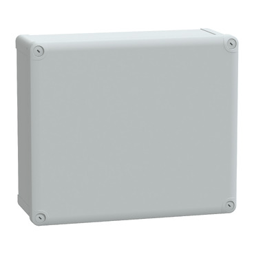 Thalassa, PC Box Opaque PC Cover, IP66, IK08, RAL7035, Int.H325W275D120, Ext.H341W291D128, H20