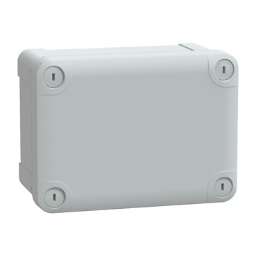 Thalassa, ABS Box IP66 IK07 RAL7035 Int.H150W105D80 Ext.H164W121D87 Opaque Cover H20