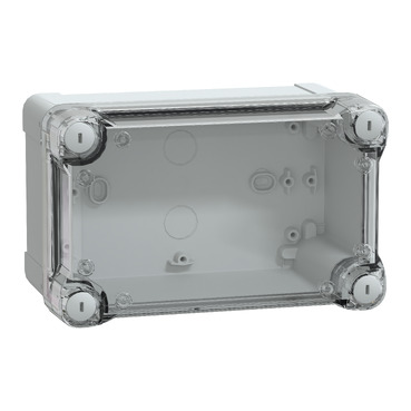Thalassa ABS Box IP66 IK07 RAL7035 Int.H175W105D100 Ex.H192W121D105 Transp Cover