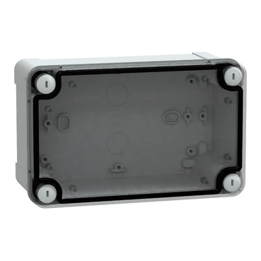 Thalassa, ABS Box, IP66 IK07 RAL7035 Int.H175W105D80 Ext.H191W121D87 Transp.cover H20