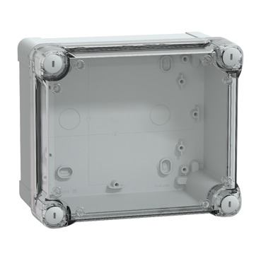 175x150x100 műanyag (ABS) doboz IP66, IK07 átlátszó tetővel NSYTBS191610HT