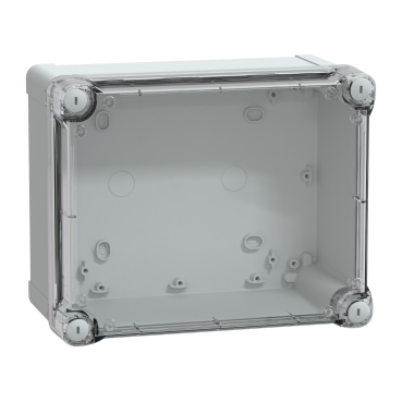 Thalassa, ABS Box IP66 IK07 RAL7035 Int.H225W175D120 Ext.H241W194D127 Transp.cover H40