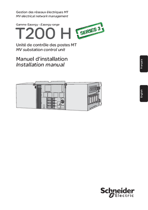Easergy T200H - Installation manual