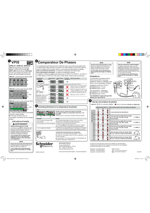 VPIS Phase concordance unit user manual - Universal version