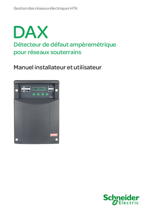 Notice d'utilisation et installation DAX