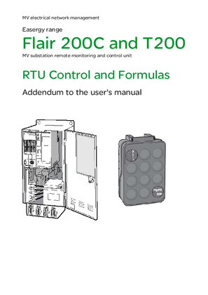 Flair 200C & T200 - RTU Control & Formulas