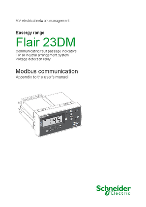Flair 23DM Modbus protocol user's manual