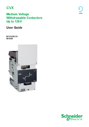 withdrawable vacuum contactor CVX up to 12 kV