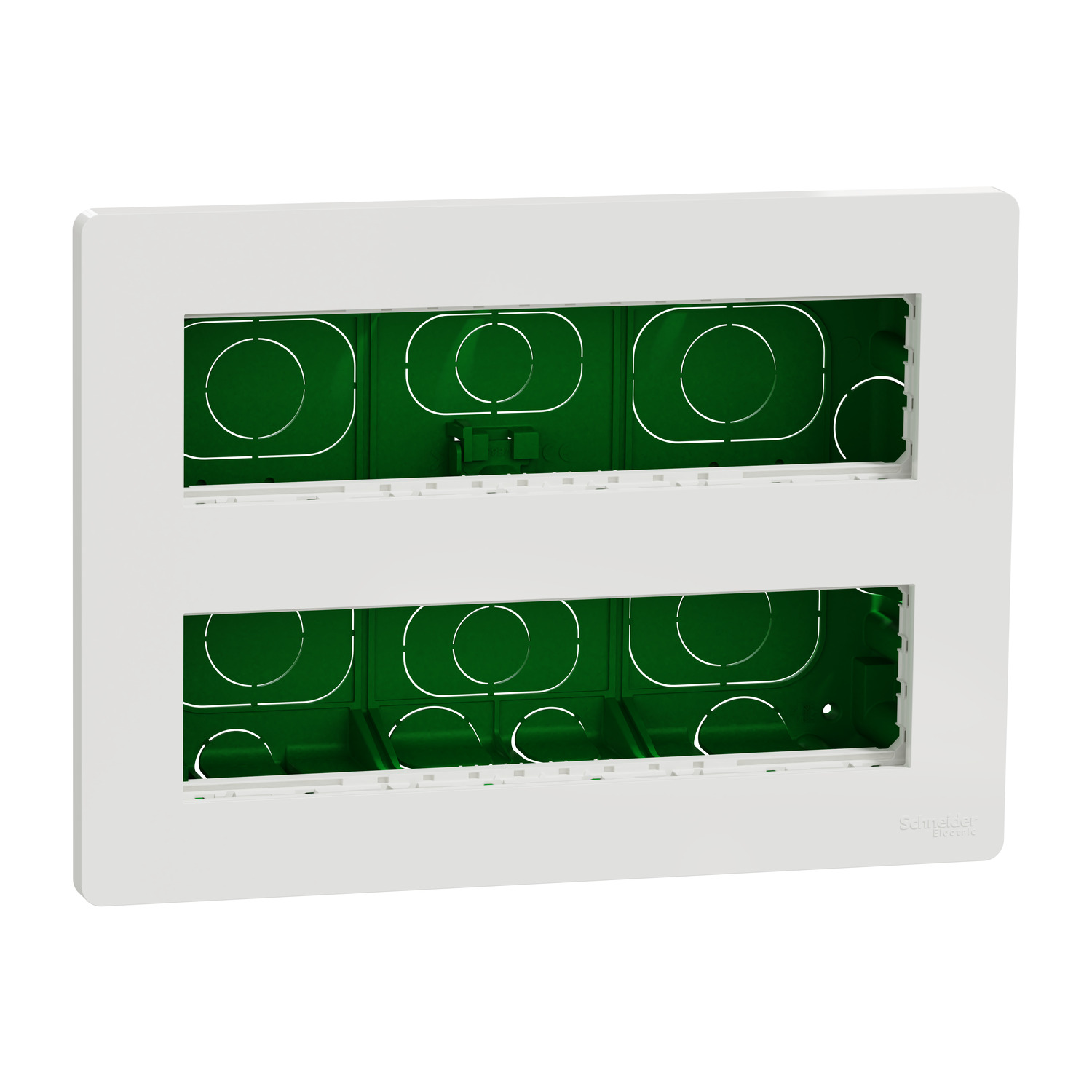 2x8mod ugradna kutija bela antib.