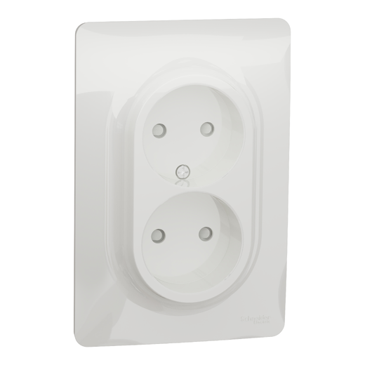 Priza Dubla Noua Unica 2P 16A Alba, NU206318, Schneider Electric - Schneider [1]