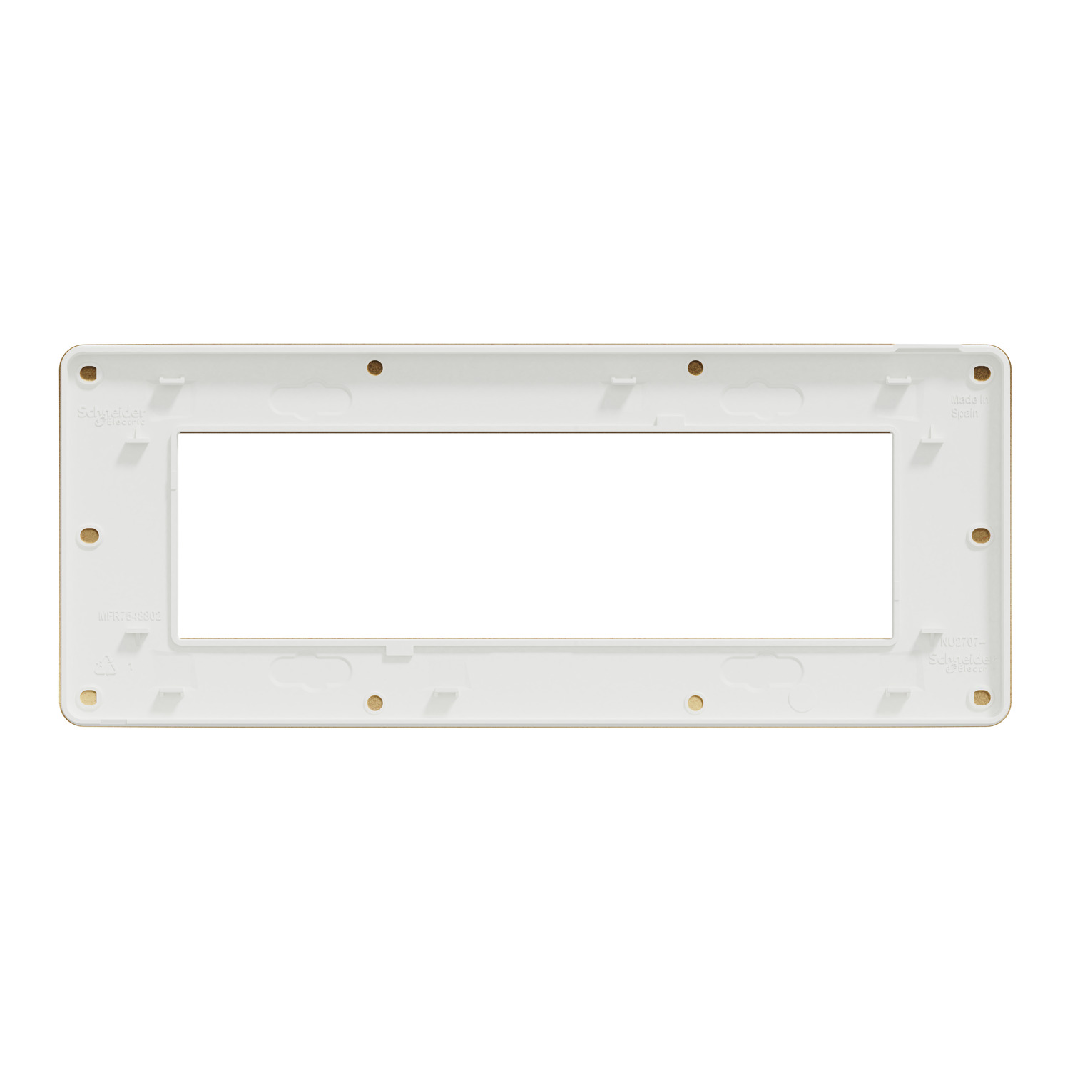 NU270757M - Cover frame, Unica Studio Metal, 7 modules, copper or white ...