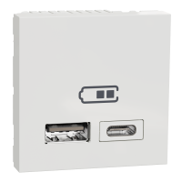  NU301818 NU301818 2 USB 2.0 UTIČNICA NAPAJANJA 2M A+C BELA https://download.schneider-electric.com/files?p_Doc_Ref=ENVPEP1803019EN 