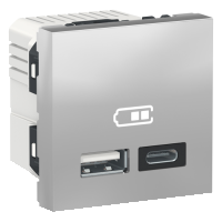  NU301830 NU301830 2 USB 2.0 UTIČNICA NAPAJANJA 2M A+C ALU https://download.schneider-electric.com/files?p_Doc_Ref=ENVPEP1803019EN 