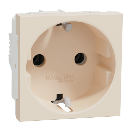Priza Noua Unica 2P+E 16A Crem, NU303644, Schneider Electric - Schneider [1]