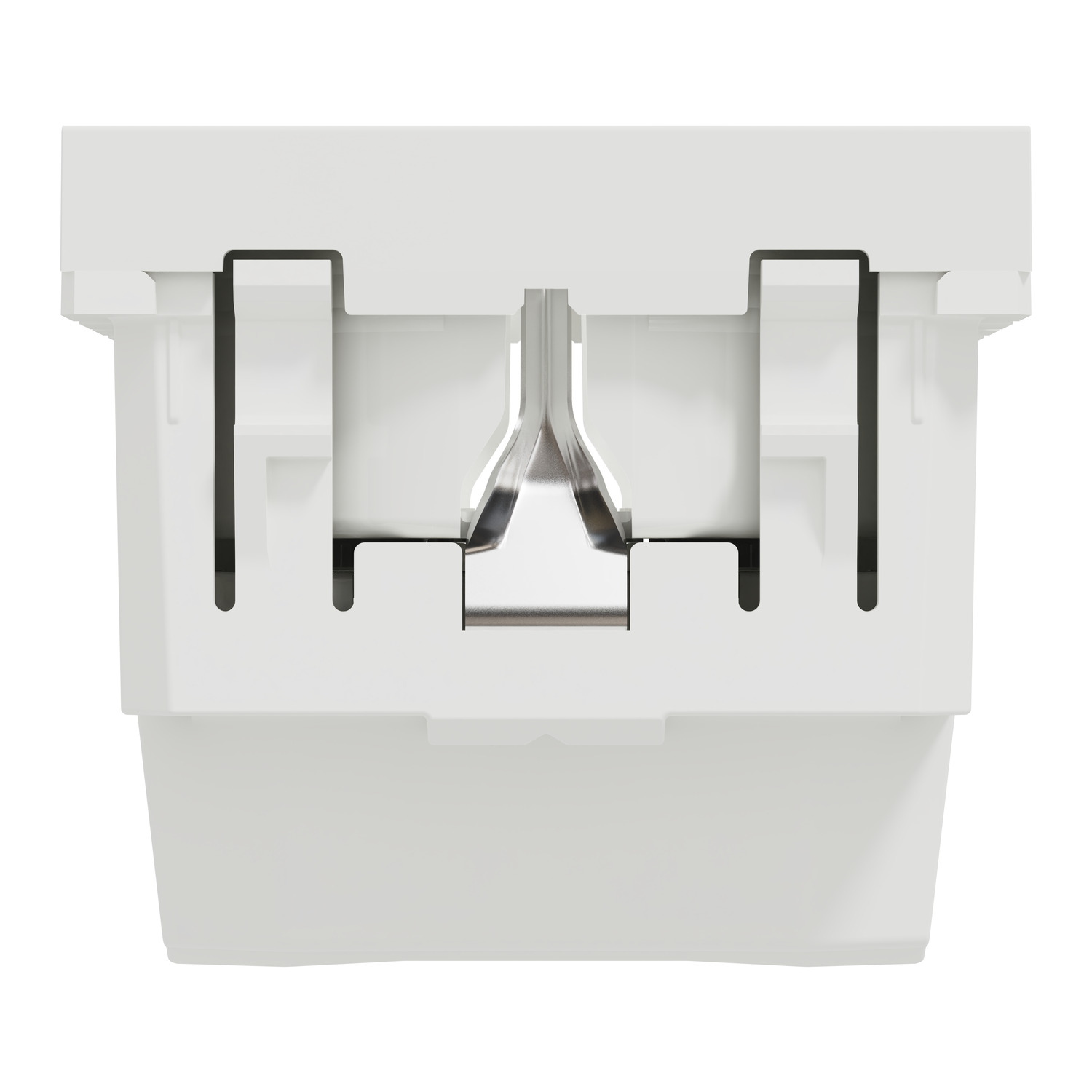 NU303720 - Noua Unica, Priza 2P+E 16A, obturatoare, alb