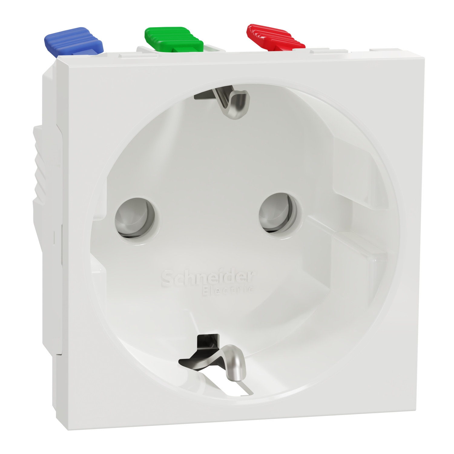 Utičnica šuko 2P+E 16A zaštita bela