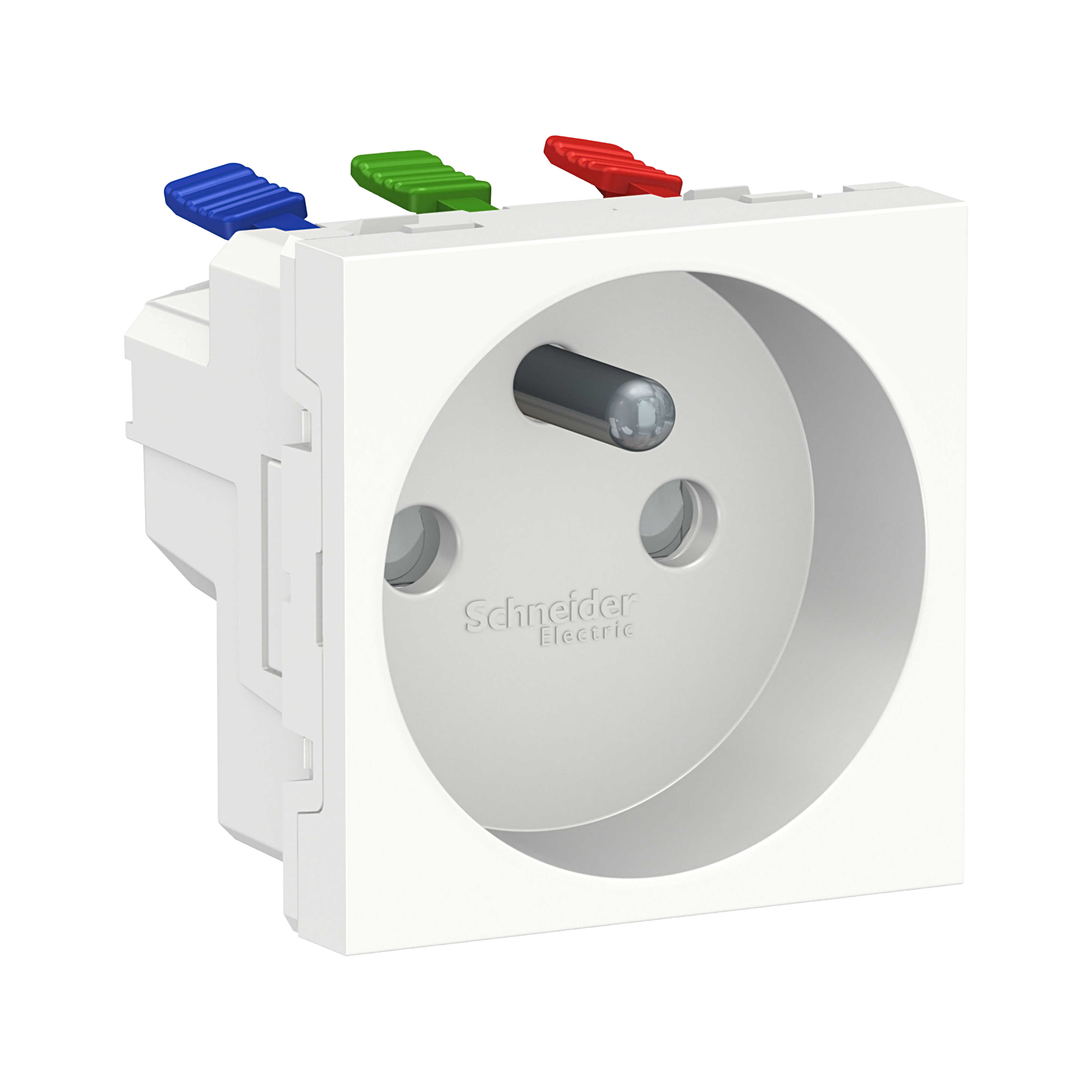 Lot 100 prises 2P+T blanc