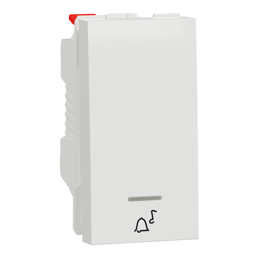 Intrerupător cu Revenire Noua Unica 10A 1m Alb cu Simbol si Indicator Luminos , NU310618CN, Schneider Electric - Schneider [1]