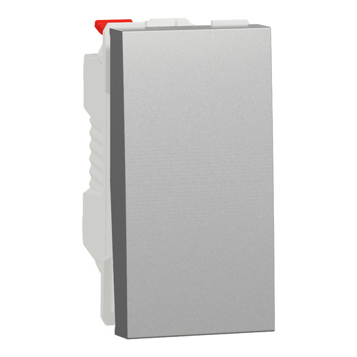Intrerupător cu Revenire Noua Unica 10A 1m Aluminiu , NU310630, Schneider Electric - Schneider [1]