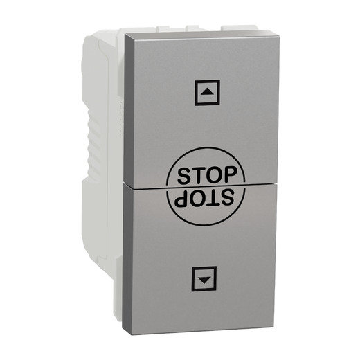Intrerupător Jaluzele Noua Unica 10A 1m Aluminiu, NU310830SC, Schneider Electric - Schneider [1]