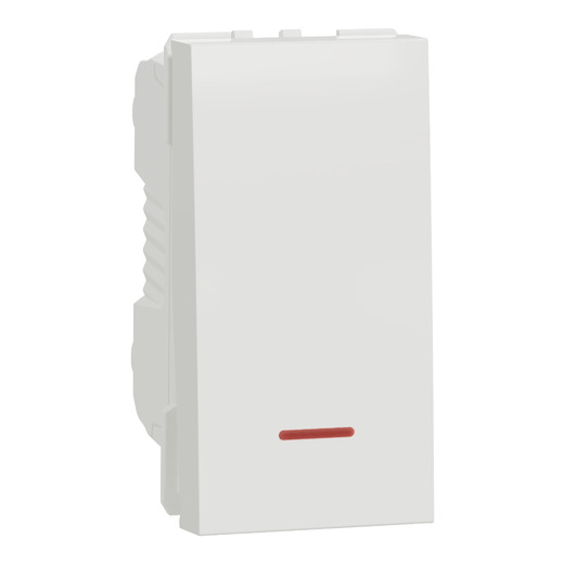 Intrerupător Noua Unica 16A 1m cu Surub Alb cu Indicator Luminos, NU316118S, Schneider Electric - Schneider [1]