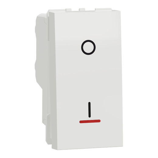 Intrerupător Bipolar Noua Unica 16A 1m Alb cu Surub cu Indicator Luminos , NU316218S, Schneider Electric - Schneider [1]