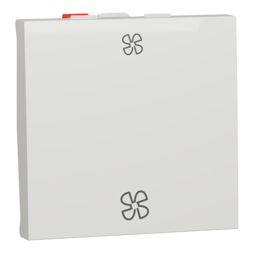 Intrerupător Ventilator Noua Unica 10A 2m Alb Antibacterian, NU320320VMC, Schneider Electric - Schneider [1]