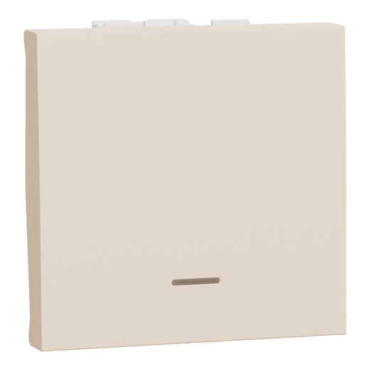Intrerupător cu Revenire Noua Unica 10A 2m Crem cu Indicator Luminos , NU320644N, Schneider Electric - Schneider [1]